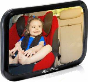 Baby Car Mirror - Adjustable Backseat Safety for Newborns Chritsmas Car Decoration Gifts