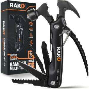 Hammer Multitool - Cool Unique Gifts For Men - Compact DIY Survival Multi Tool - Backpacking & Camping Accessories