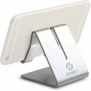 Solid Portable Universal Aluminum Desktop Desk Stand Hands-Free Mobile Smart Cell Phone Holder