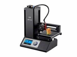 3D Printer V2 - Black With Heated (120 x 120 x 120 mm) Build Plate, Fully Assembled + Free Sample PLA Filament And MicroSD Card...