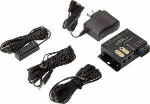 IR Repeater System Hidden IR Control System for Home Theater Infrared Extender System Kit Black